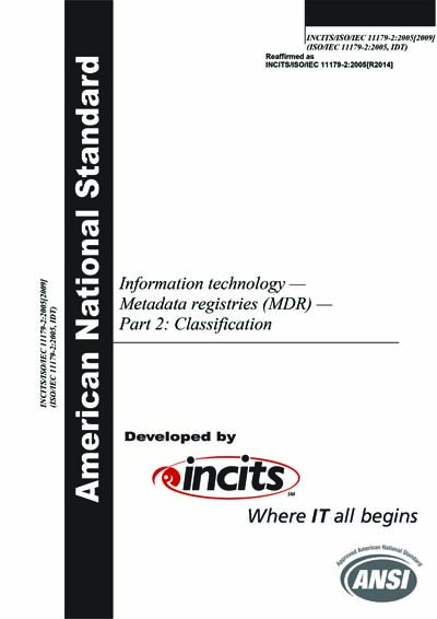 Standards PDF Cover Page